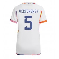 Billiga Belgien Jan Vertonghen #5 Borta fotbollskläder Dam VM 2022 Kortärmad